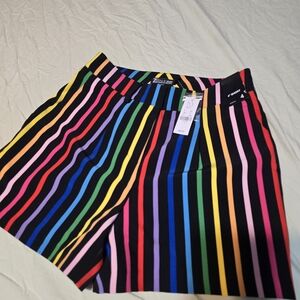 Colorful Striped Shorts